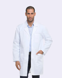 83404 37" unisex lab coat