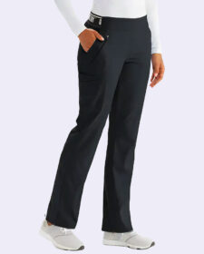 5pkt logo waist angle seam pant