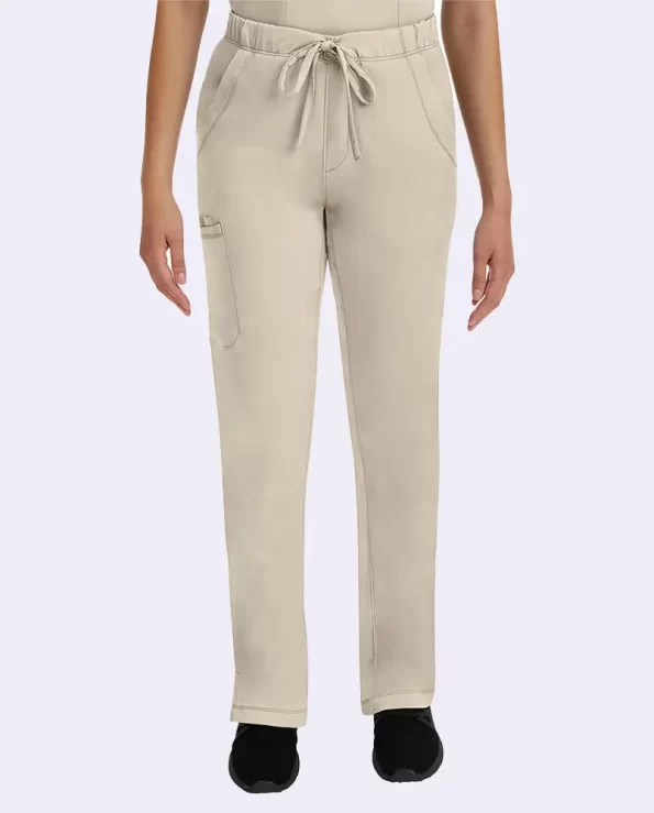 women's rebecca drawstring flare scrub pant