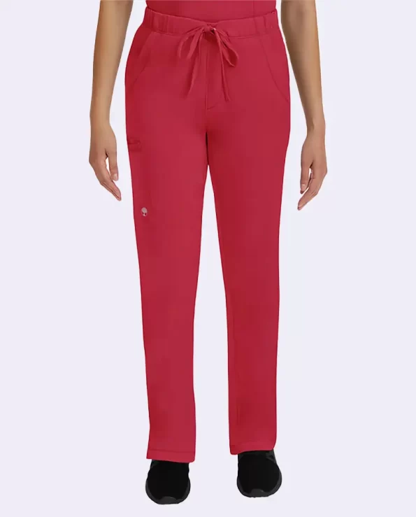 women's rebecca drawstring flare scrub pant