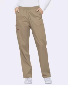 women's eds signature cargo khaki scrub pants