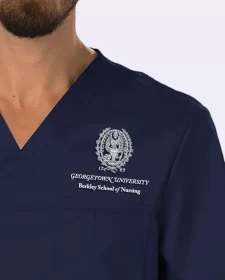 gu logo & embroidered name