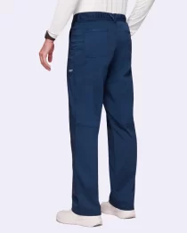 men's zip fly cargo navy scrub pant